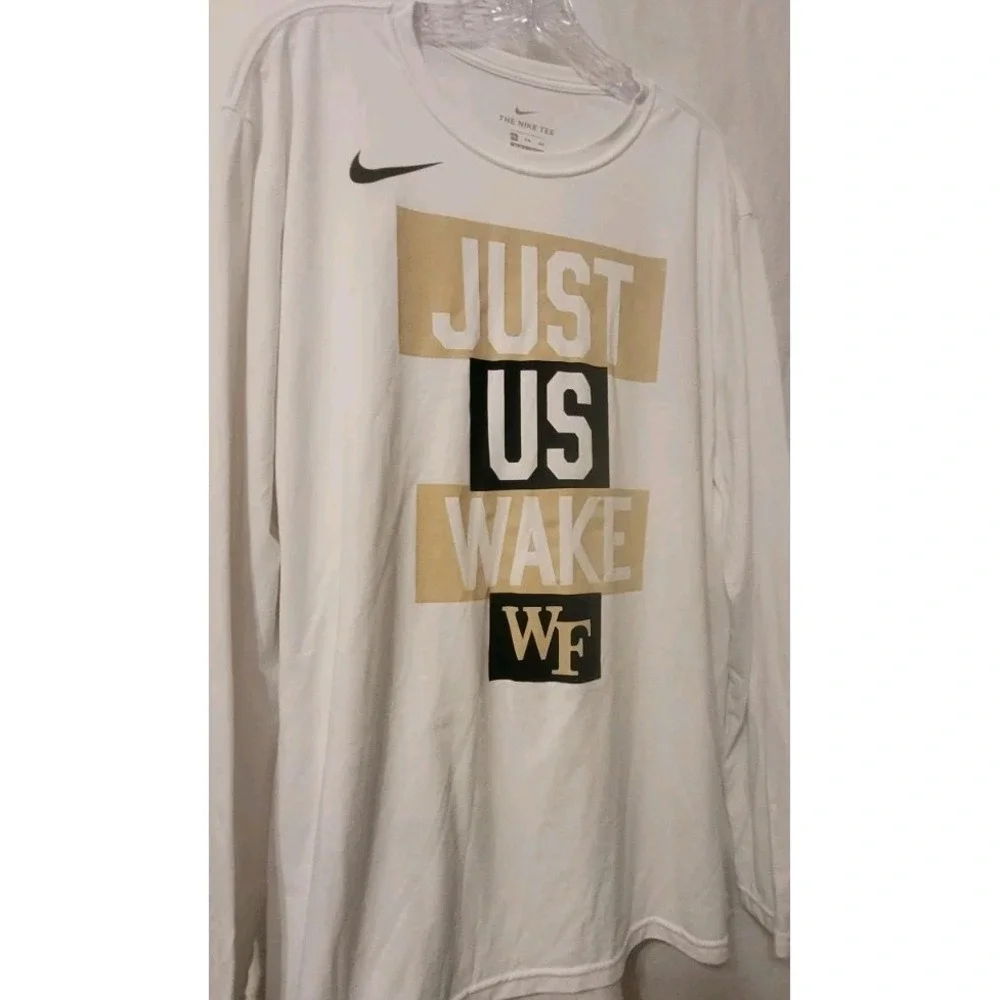 The Nike Tee Long Dri-Fit‎ Athletic Cut XXL WAKE FOREST